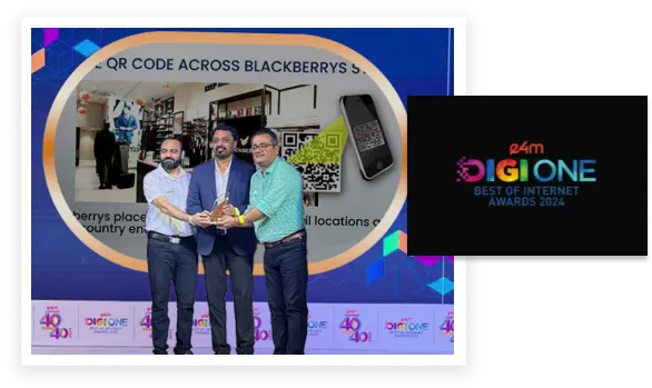 best use of technology campaign blackberrys